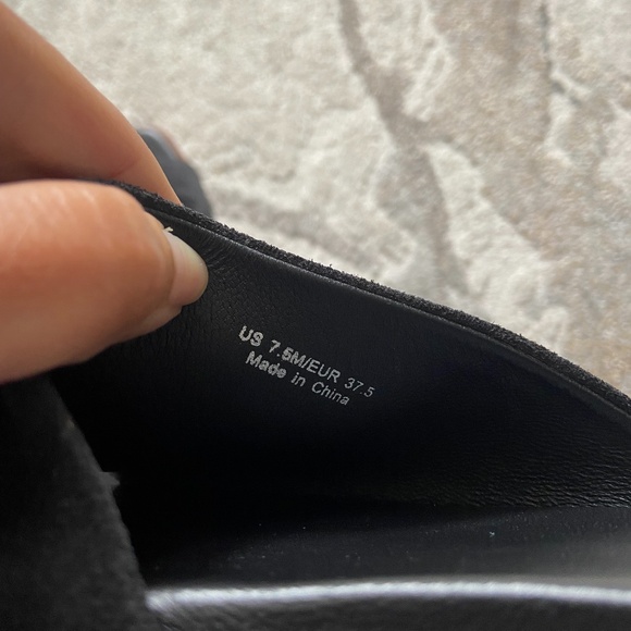 Vince // Canella Leather Suede Mule Slide Sandals // Size 7.5 - Picture 14 of 15